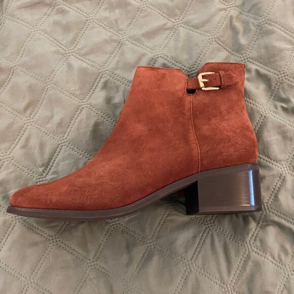 New Cole Haan Haidyn bootie scotch suede 10 B - Picture 2 of 10